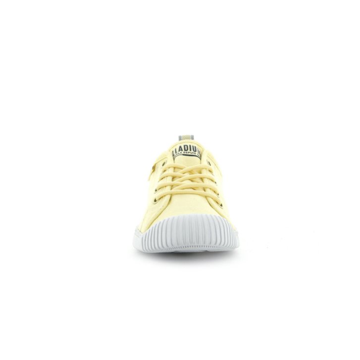 Baskets Palladium Easy Dentelle Tela Low Tops Femme Jaune | FR GAN903C